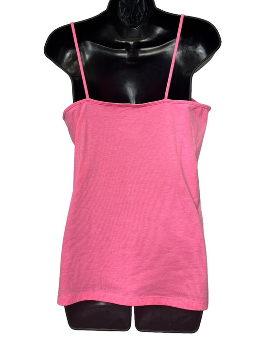 Pink Sparkle Spaghetti Strap Unicorn tank top