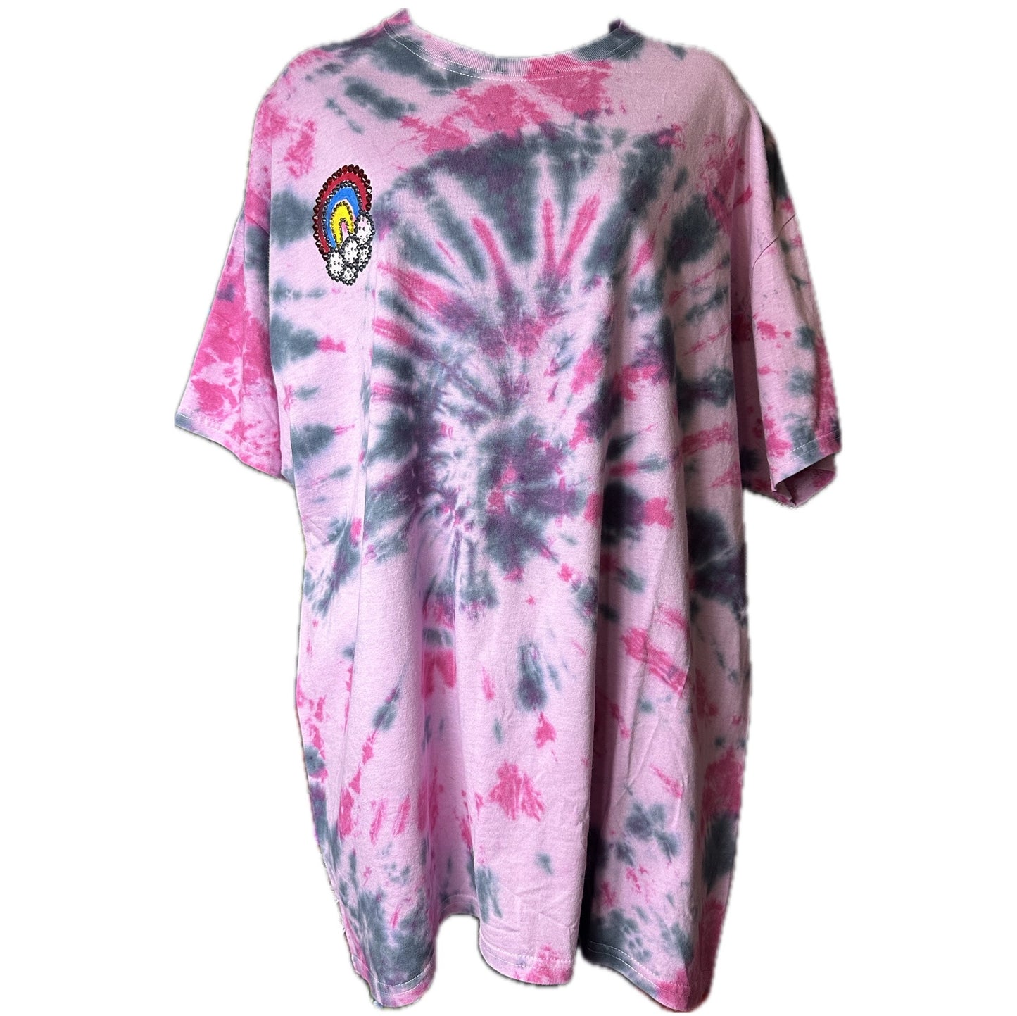 Sparkle Rainbow 2 color Tye Dye t-shirt