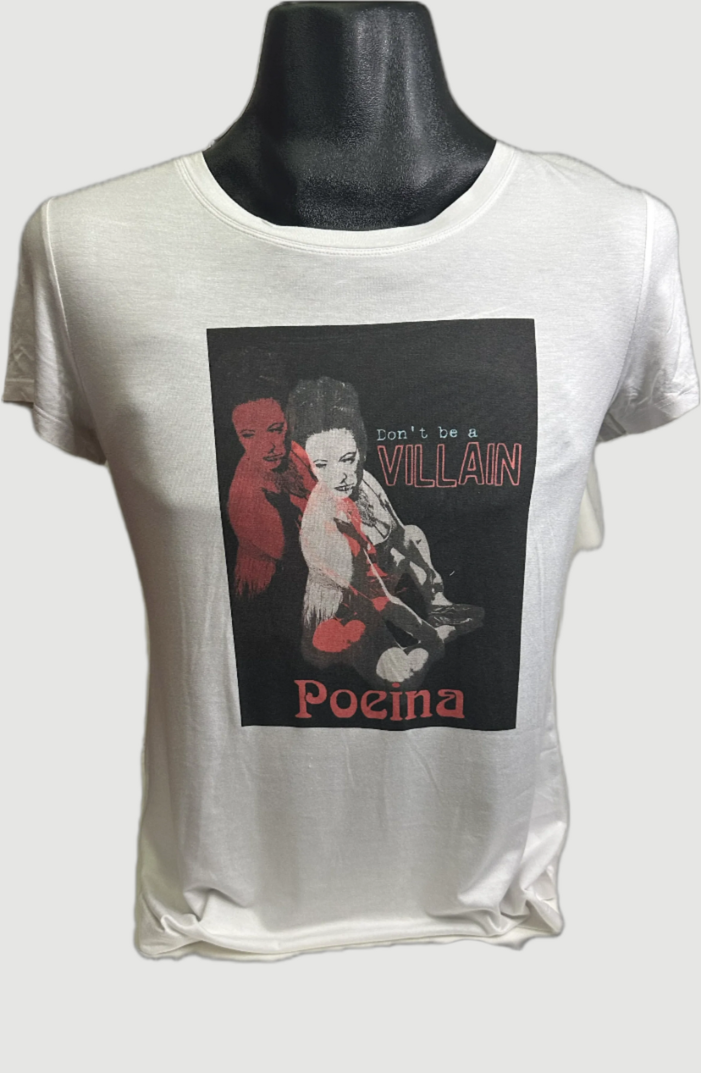 "Villain" White T-Shirt
